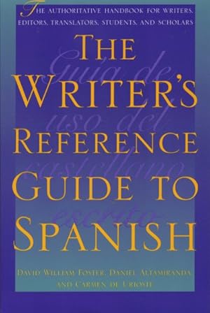 Seller image for Writer's Reference Guide to Spanish for sale by GreatBookPrices