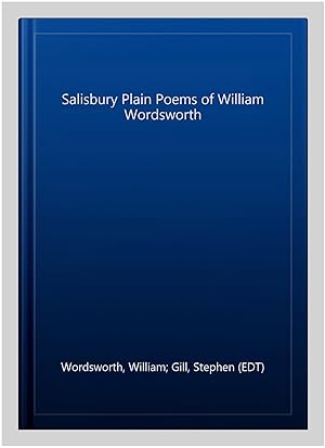 Image du vendeur pour Salisbury Plain Poems of William Wordsworth mis en vente par GreatBookPrices