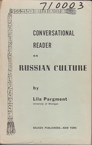 Seller image for Conversational Reader on Russian Culture for sale by Robinson Street Books, IOBA