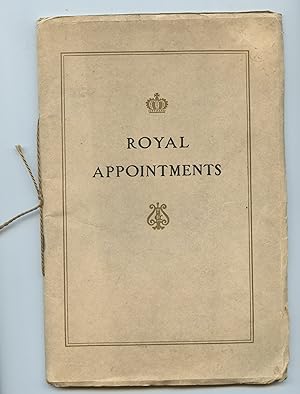 Seller image for Royal Appointments and Decorations Conferred in Appreciation of the Steinway Piano for sale by Attic Books (ABAC, ILAB)