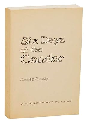 Seller image for Six Days of the Condor for sale by Jeff Hirsch Books, ABAA