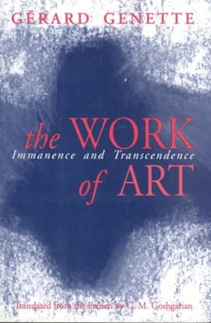 Bild des Verkufers fr Work of Art : Immanence and Transcendence zum Verkauf von GreatBookPrices