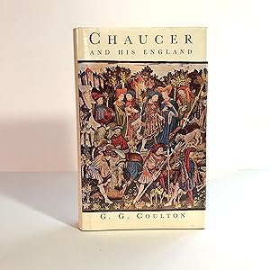 Immagine del venditore per Chaucer and His England by G. G. Coulter. 1993 Hardcover Reprint by Bracken Books. 14th Century Society. Canterbury Tales. English Literature venduto da Brothertown Books