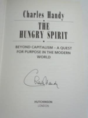 Bild des Verkufers fr The Hungry Spirit zum Verkauf von World of Rare Books
