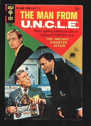 Man From U.N.C.L.E. #16-1968-Robert Vaughn TV photo cover-Jet Dream and Her Stunt-Girl Counter Sp...