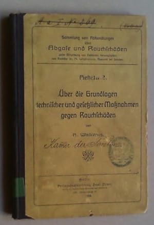Sammlung von Abhandlungen über Abgase und Rauchschäden. Hefte 3-7 in 1 Bd.