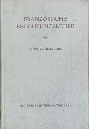 Seller image for Franzsische Bedeutungslehre. for sale by Antiquariat Bookfarm