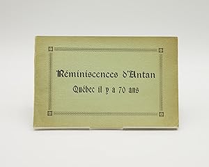 Réminiscences d'antan, Québec il y a 70 ans