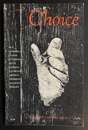 Imagen del vendedor de Choice : A Magazine of Poetry and Photography 1 (Chicago Choice, Volume 1, Number 1; Spring 1961) - New Chicago Poets a la venta por Philip Smith, Bookseller