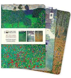 Bild des Verkufers fr Gustav Klimt- Landscapes Set of 3 Midi Notebooks zum Verkauf von GreatBookPrices