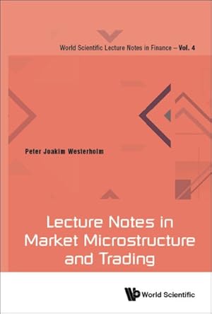 Immagine del venditore per Lecture Notes in Market Microstructure and Trading venduto da GreatBookPrices