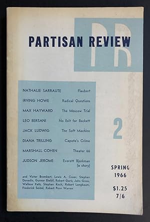 Image du vendeur pour Partisan Review, Volume 33, Number 2 (XXXIII; Spring 1966) mis en vente par Philip Smith, Bookseller