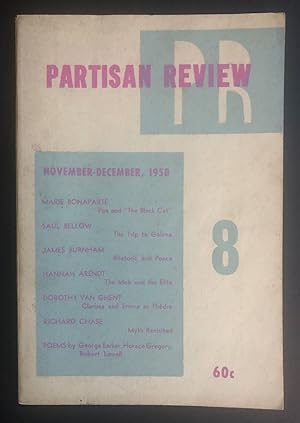 Seller image for Partisan Review, Volume 17, Number 8 (XVII; November - December 1950) - includes The Trip to Galena by Saul Bellow for sale by Philip Smith, Bookseller