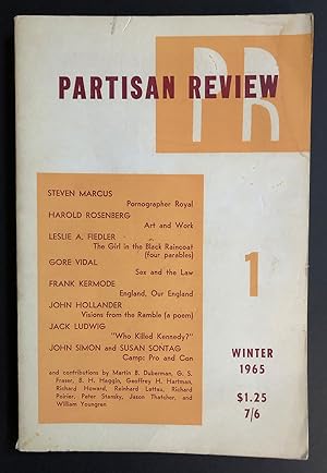 Image du vendeur pour Partisan Review, Volume 32, Number 1 (XXXII; Winter 1965) - includes an uncollected Susan Sontag letter on Camp mis en vente par Philip Smith, Bookseller
