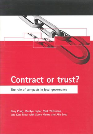 Seller image for Contract or Trust? : The Role of Compacts in Local Governance for sale by GreatBookPrices