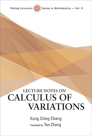 Seller image for Lecture Notes on Calculus of Variations for sale by GreatBookPrices