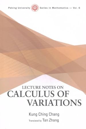Seller image for Lecture Notes on Calculus of Variations for sale by GreatBookPrices