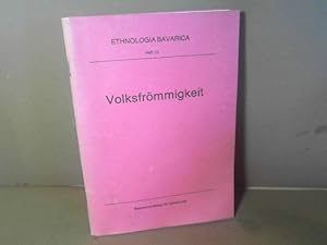 Bild des Verkufers fr Bayerische Bltter fr Volkskunde. - Ethnologie Bavarica, Heft 13: Volksfrmmigkeitsforschung. zum Verkauf von Antiquariat Deinbacher