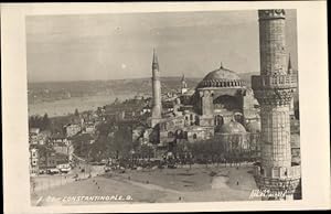 Bild des Verkufers fr Ansichtskarte / Postkarte Konstantinopel Istanbul Trkei, Mosquee Hagia Sophia zum Verkauf von akpool GmbH