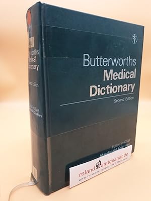 Bild des Verkufers fr Butterworths Medical Dictionary zum Verkauf von Roland Antiquariat UG haftungsbeschrnkt