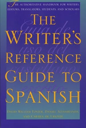 Seller image for Writer's Reference Guide to Spanish for sale by GreatBookPrices