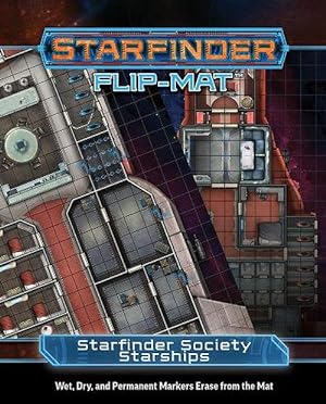 Seller image for Starfinder Flip-Mat: Starfinder Society Starships for sale by Grand Eagle Retail