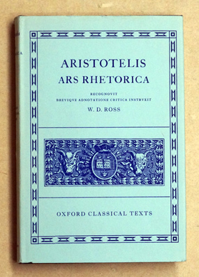 Bild des Verkufers fr Aristotelis - Ars rhetorica. zum Verkauf von antiquariat peter petrej - Bibliopolium AG