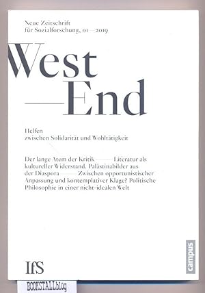 WestEnd 1/2019 : Helfen zwischen Solidaritat und Wohltatigkeit - Neue Zeitschrift fur Sozialforsc...