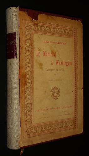 Bild des Verkufers fr De Montral  Washington (Amrique du nord) zum Verkauf von Abraxas-libris
