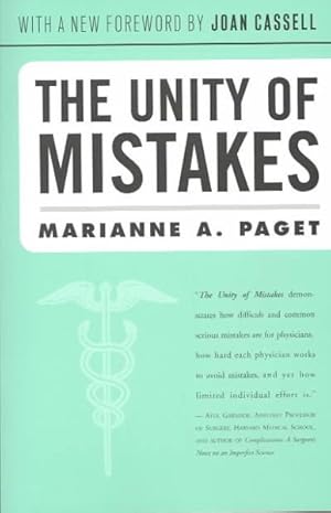 Bild des Verkufers fr Unity of Mistakes : A Phenomenological Interpretation of Medical Work zum Verkauf von GreatBookPrices