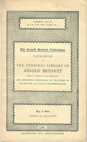 Catalogue of the Personal Library of Arnold Bennett