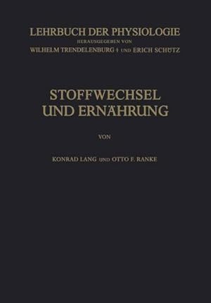 Imagen del vendedor de Stoffwechsel und Ernhrung a la venta por BuchWeltWeit Ludwig Meier e.K.