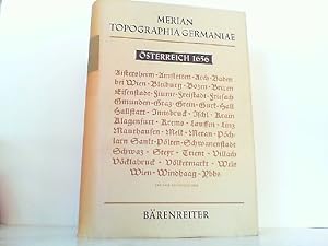 Matthaeus Merian Topographia Germaniae Österreich 1656 Faksimile -Ausgabe.