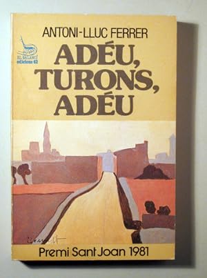 Imagen del vendedor de ADU, TURONS, ADU - Barcelona 1982 - 1 edici a la venta por Llibres del Mirall