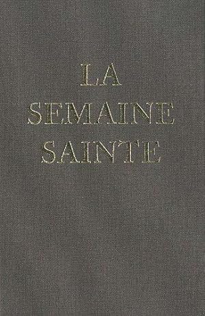 Imagen del vendedor de La Semaine Sainte : Selon les rubriques de 1962. a la venta por JLG_livres anciens et modernes