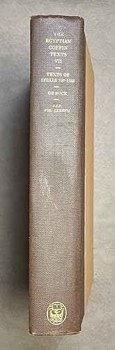 Image du vendeur pour The Egyptian Coffin Texts. Vol. VII: Texts of spells 787-1185 mis en vente par Meretseger Books
