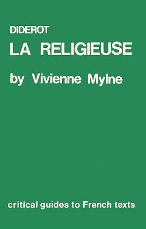 Bild des Verkufers fr Diderot: "La Religieuse": 10 (Critical Guides to French Texts S.) zum Verkauf von WeBuyBooks