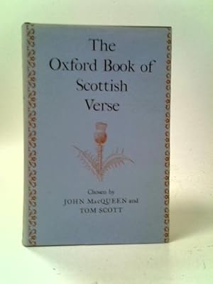 Bild des Verkufers fr The Oxford Book of Scottish Verse zum Verkauf von World of Rare Books