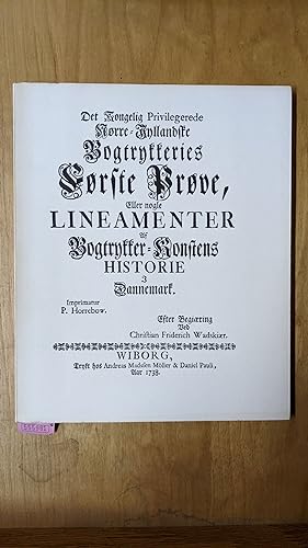 Image du vendeur pour Bogtrykker-Konstens Historie i Dannemark (1738) mis en vente par Moe's Books