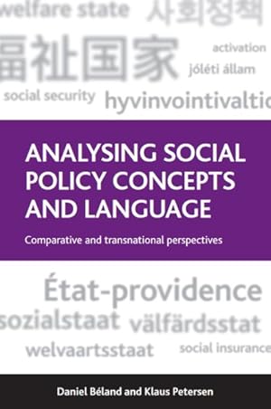 Seller image for Analysing Social Policy Concepts and Language : Comparative and Transnational Perspectives for sale by GreatBookPrices