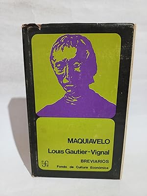 Bild des Verkufers fr Maquiavelo zum Verkauf von Libros de Ultramar Alicante