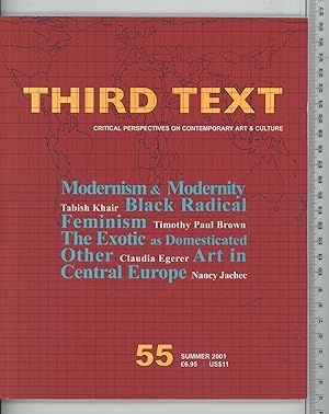 Immagine del venditore per Third Text: Third World Perspectives on Contemporary Art & Culture. No.55 Summer 2001 venduto da Joe Orlik Books
