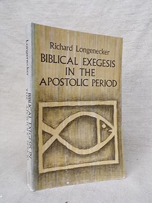 Seller image for BIBLICAL EXEGESIS IN THE APOSTOLIC PERIOD for sale by Gage Postal Books