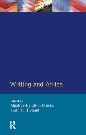 Imagen del vendedor de Writing and Africa (Crosscurrents) a la venta por WeBuyBooks