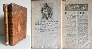 D.D.JOSEPHI EMMANUELIS DE ROXAS ET ALMANSA J.C. GRANATENSIS,. TRACTATUS UNICUS DE INCOMPATIBILITA...