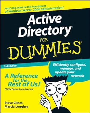 Immagine del venditore per Active Directory For Dummies by Clines, Steve, Loughry, Marcia [Paperback ] venduto da booksXpress