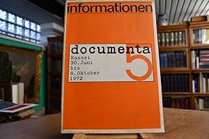 Bild des Verkufers fr Informationen documenta 5. Kassel 30. Juni bis 8. Oktober 1972. zum Verkauf von Gppinger Antiquariat