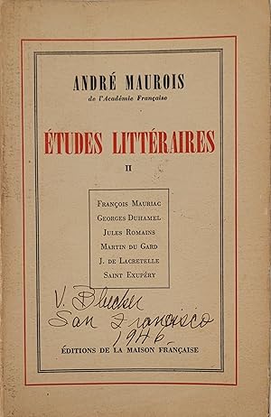 Etudes Litteraires II