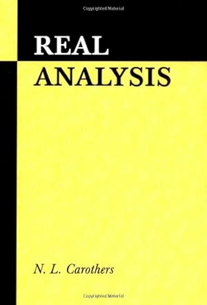 Immagine del venditore per Real Analysis by Carothers, N. L. [Paperback ] venduto da booksXpress