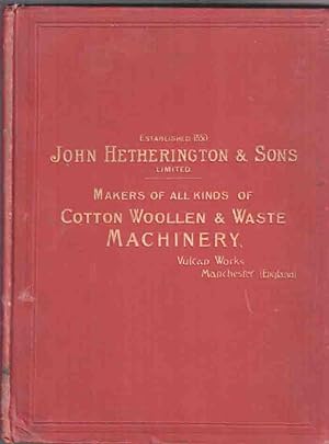 Seller image for Cotton Woollen & Waste Machinery/History of the Manchester Ship Canal for sale by High Ridge Books, Inc. - ABAA